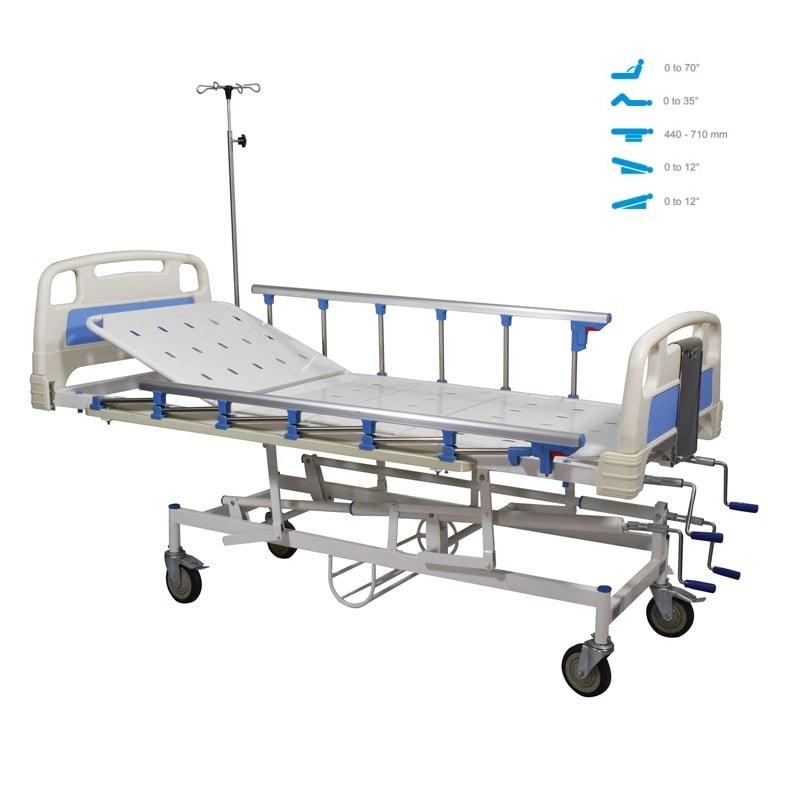 HOSPITAL ICU BED MECHANICAL 5 FUNCTION SciMed